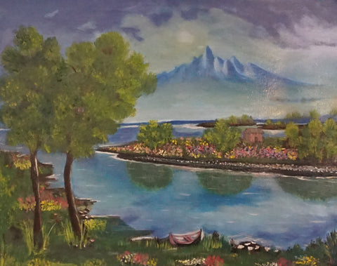 Mountain Lake Landscape