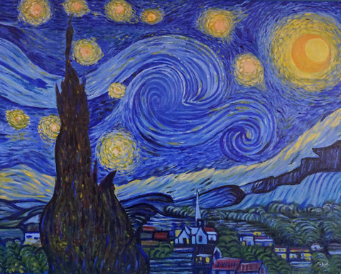Starry Night - Oil Painting